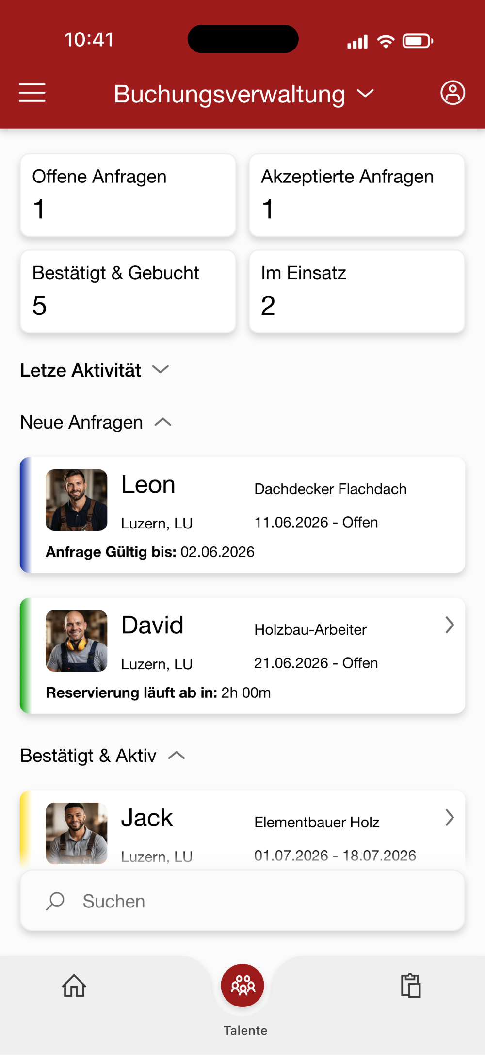 Genau hier setzt
Tempnovia an.